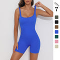 Fashion high elastic all-in-one tight threaded jumpsuit aerial back yoga suit seamless breathable one-piece yoga suit