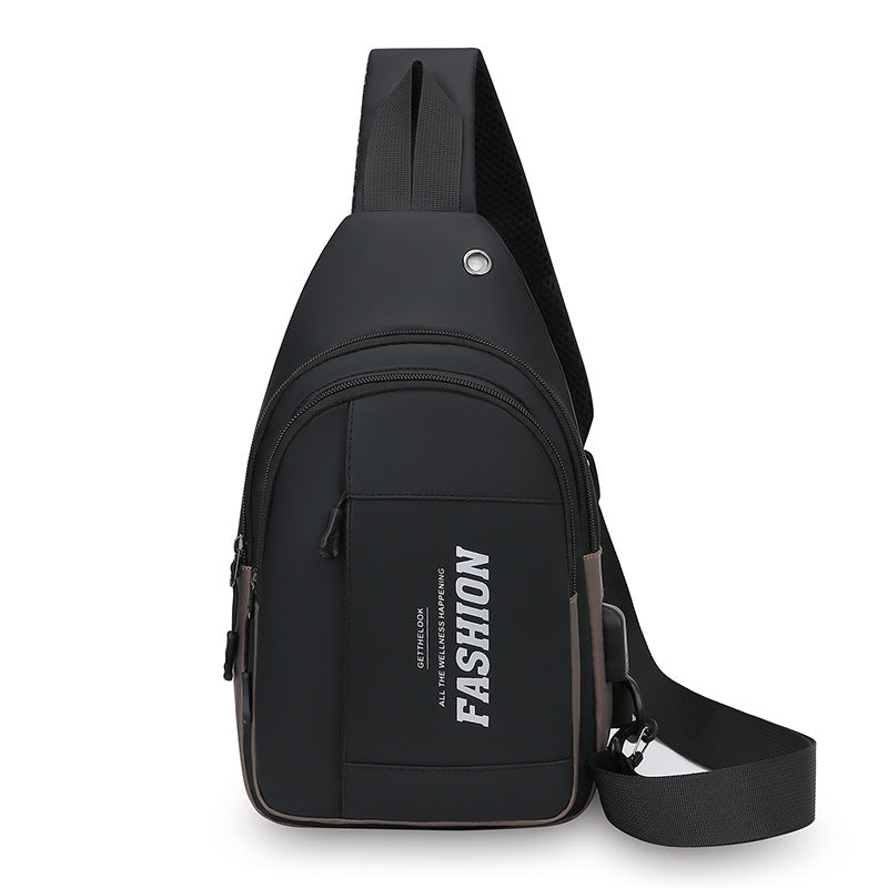 Crossbody bag women's trend fashion fanny pack sports multi-functional breast bag new shoulder student campus small backpack women