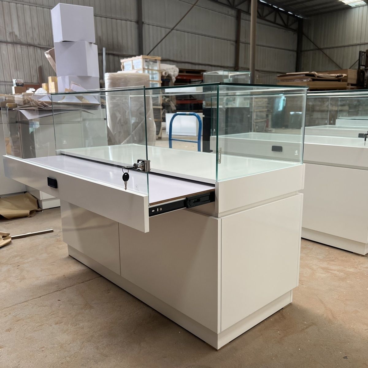 Glass Display Cabinet Museum Display Cabinet Memorial Hall Cultural Relics Display Cabinet Calligraphy and Painting Product Display Counter D System