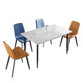 Customizable rock slab dining table - perfect for small spaces, modern minimalist, light luxury style, study table, extendable dining table
