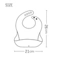 Infant and toddler bibs, silicone saliva pockets, anti-dirty baby, easy to clean rice pockets, saliva wipes, stereo food grade silicone