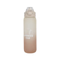 Outdoor sports water cup, food-grade, large-capacity, leak-proof, pop-up lid, fitness water bottle, good-looking, portable plastic cup for outings
