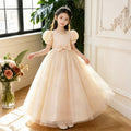 Girls' dresses: new summer  collection - forest-inspired tulle princess dress for piano recitals, birthday parties, children's hosts, and children's day celebrations