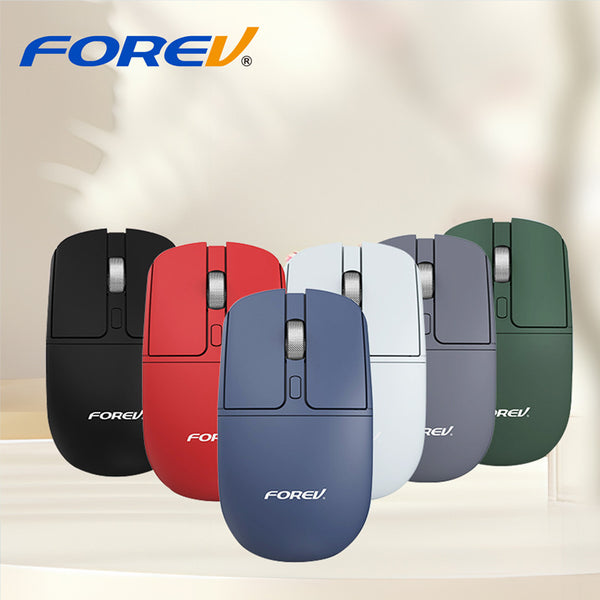 FV-386 Wireless Mute Metal Roller Mouse 2.4G + Bluetooth Dual Mode Suitable for Notebook Desktop