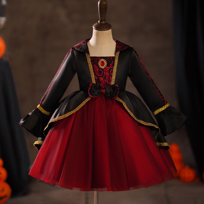 Amazon  foreign trade halloween new children's little witch cosplay fairy tale stage dropshipping