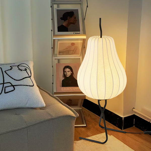 [Wow] wabi-sabi wind pear desk lamp medieval floor lamp retro living room bedroom advanced silk atmosphere lamp