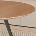 Nordic casual small table minimalist modern compact home dining table manufacturer custom wholesale round table negotiation table