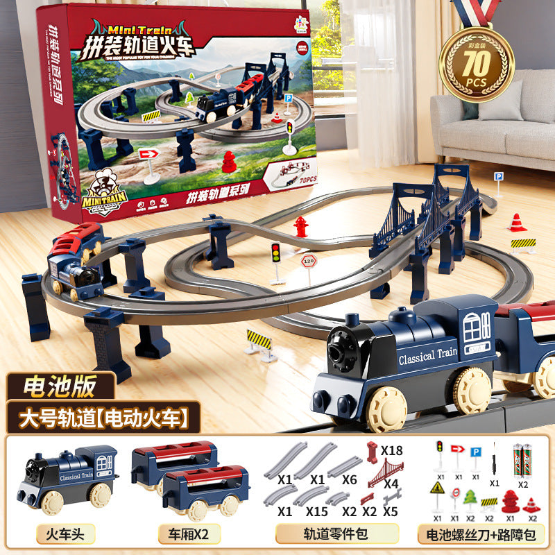 Electric high-speed train set with track - realistic model for boys - educational & fun birthday gift for kids