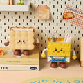 Cute and creative cheese-shaped desktop organizer - makeup brush holder, high-value student stationery pen holder, new  design