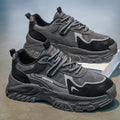 Men's shoes: 2026 spring new arrivals - trendy color block chunky platform dad shoes, european style, premium casual sneakers