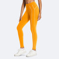 color block eco-friendly yoga pants - high waist, quick-dry, compression leggings for outdoor cycling, sports, fitness, and running