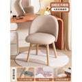 Cosmetic stool for homesittingplaid girls bedroom dressing table stool modern casual back chair casual dining chair