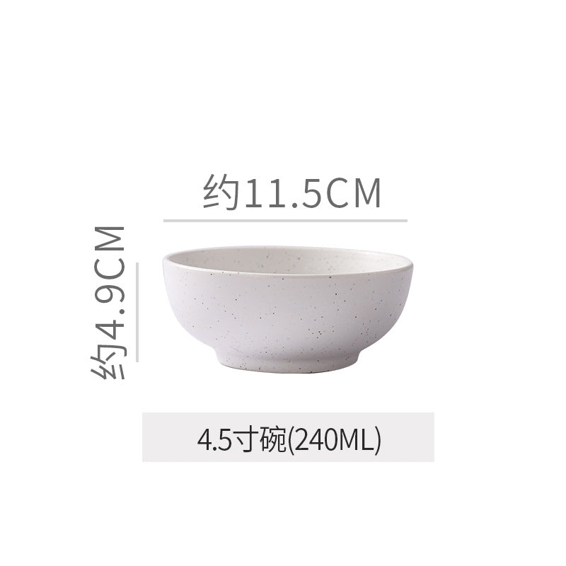 Minimalist and high-end ceramic bowls, plates, and dishes - creative, simple style for hotel restaurants, home use, western cuisine, steak plates, and dessert plates