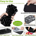 Freeze ice cube mold with lid silicone ice grids ice making film skull square ice maker cocktail ice ball film