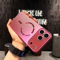 Large viewing window changes to 17 in seconds, suitable for apple 17pro mobile phone case 16iphone15magsafe magnetic suction new style
