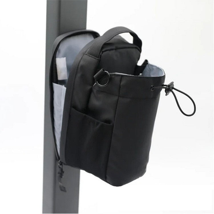 Waterproof gym magnetic water bottle bag outdoor multifunctional 5-piece strong magnetic attachment shoulder storage bag - direct from the factory