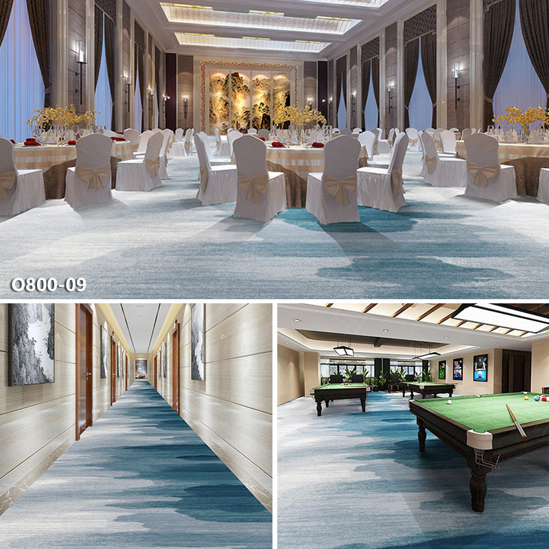 Hotel carpet 800g cut velvet thickened large area paving fire retardant banquet hall club billiard hall fireproof carpet