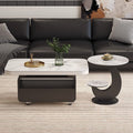 Rock slab coffee table rectangular italian normcoreaccessible luxury coffee table small apartment coffee table living room for home coffee table small apartment