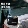 2024 new colorful flame aroma diffuser - home bedroom small night light desktop humidifier - rocket creative gift