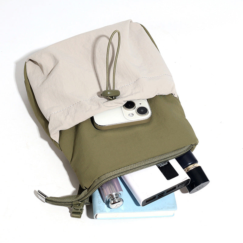 New Portable Dopamine Shoulder Messenger Bag Multifunctional Casual Commuter Mobile Phone Carry-on Sundries Storage Bag