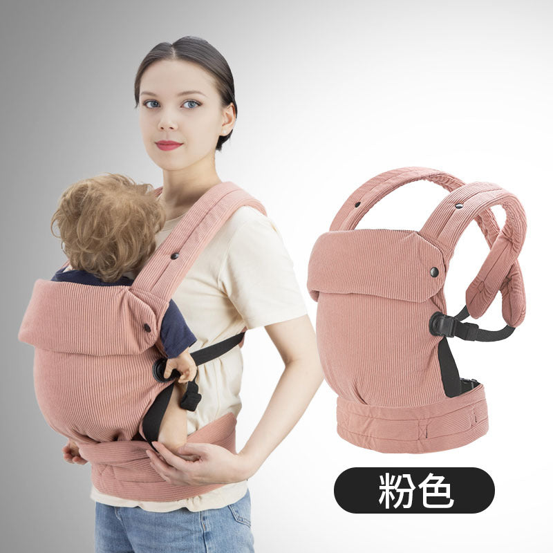 baby carrier, baby backpack, front and rear pure cotton multifunctional kids baby carrier, baby carrier, waist stool
