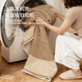 Removable and washable living room carpet, mid-century style, machine washable, double-layer sofa floor mat, high-end bedroom, no-maintenance bedside blanket