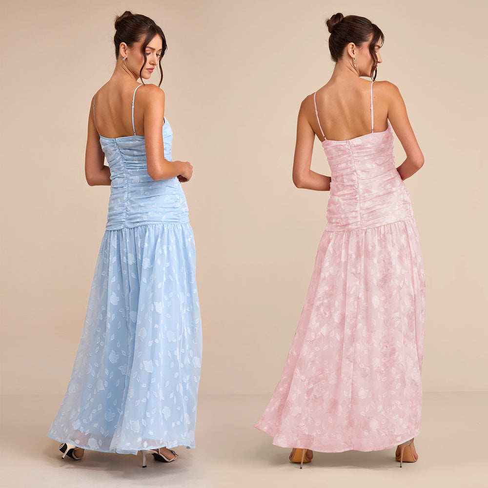 C7749 cross-border    new women's french style floral print elegant vacation dress