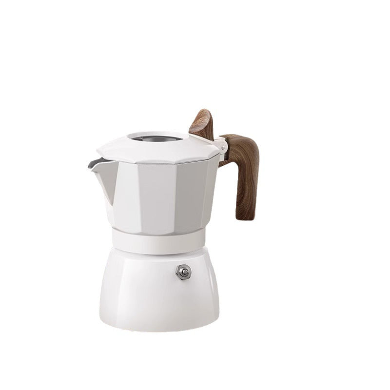 New double valve moka pot italian espresso coffee maker outdoor coffee brewing moka pot espresso coffee maker - export quality
