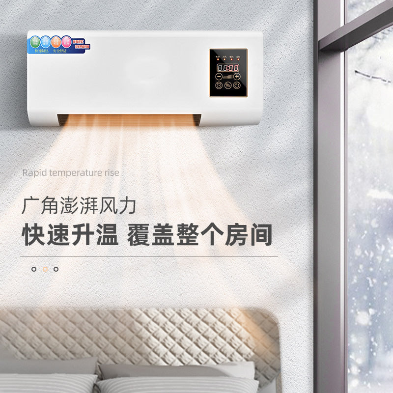 Heating and cooling dual-purpose movable air conditioner, hot air fan, bathroom heater, for home bedroom wall-mounted heater, cross-border american standard