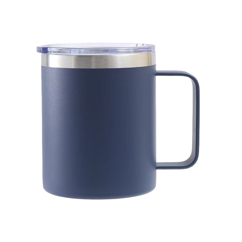 spray plastic 12oz stainless steel mug casual business coffee cup personalized sublimation thermos cup wholesale