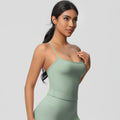 Shockproof push-up strappy back yoga bra - quick-dry, breathable, compression top - running & fitness sports tank top for women