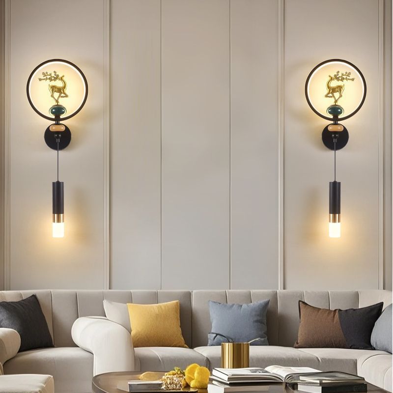 New  bedroom bedside wall lamp - modern minimalist nordic style, luxury accent lighting for tv background walls, popular wall sconce