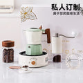 Double valve moka pot set coffee maker gift box set hand brew coffee utensils souvenir hand brew coffee gift