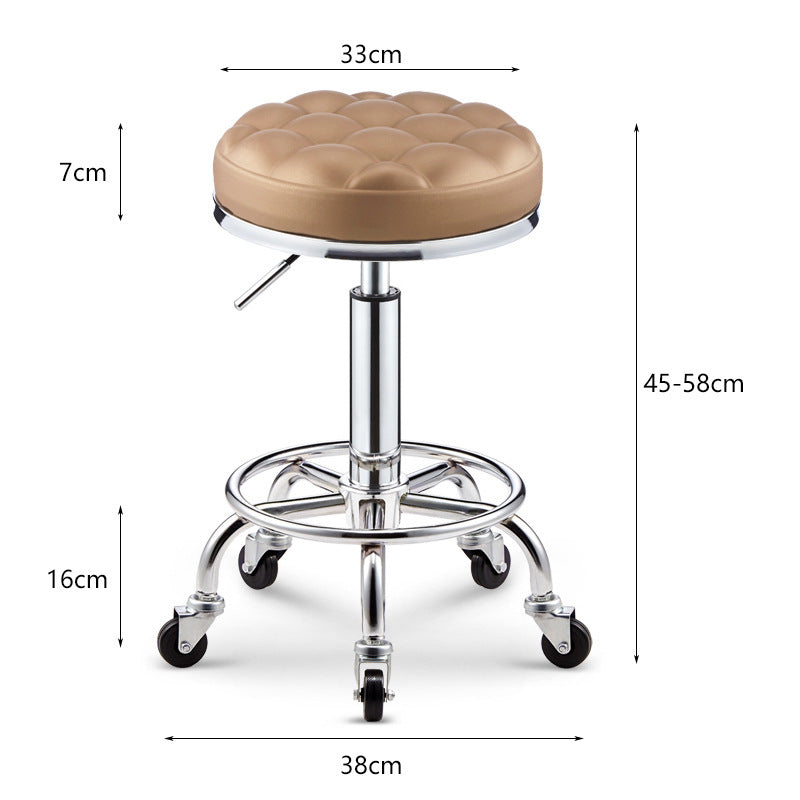 Beauty Stool Pulley Big Stool Bar Bar Chair Rotating Lift Home Nail Art Round Stool Barber Shop