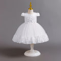 Exportin stockchildren's dresslace tutu princess dress one year old evening dress female baby dress