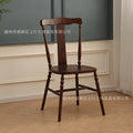 Crown chair + black walnut + wooden seat (ash)