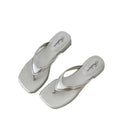 flip-flops for women, summer fashion outwear 2026new arrivalthick sole, pure color beach flip-flops, summer