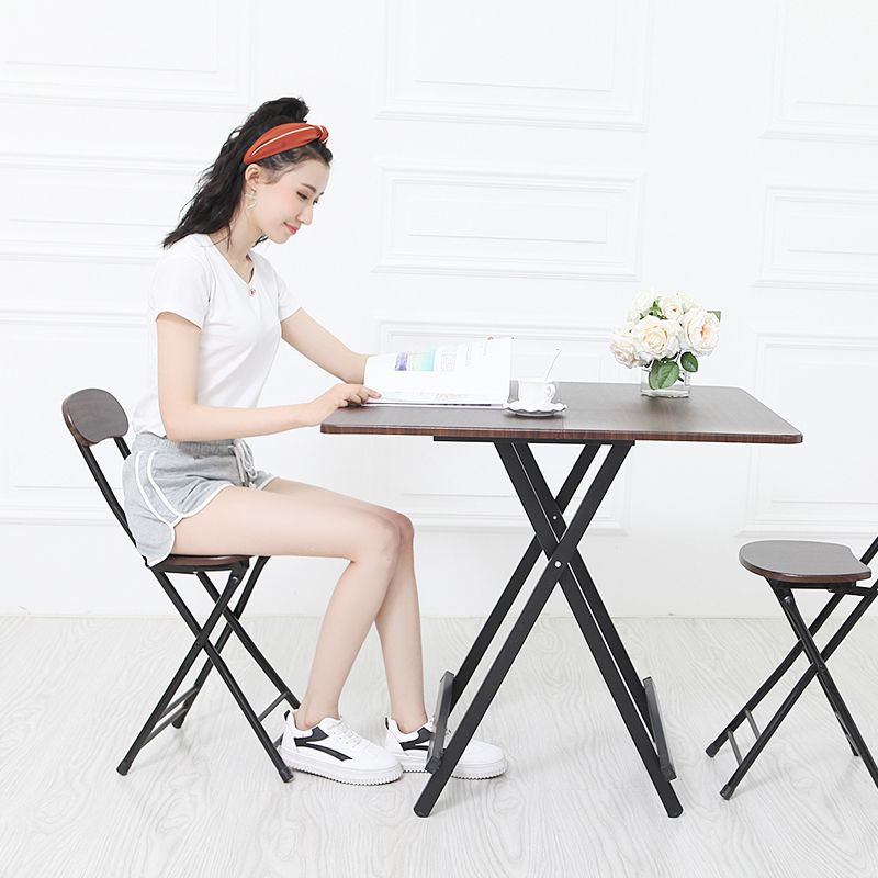 Folding tablefor homedining tablesimple small square table4-person tablesmall apartment portable outdoor stall balcony table