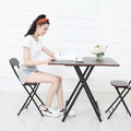 Folding tablefor homedining tablesimple small square table4-person tablesmall apartment portable outdoor stall balcony table