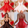 fashionnew arrivalsexyintimatessexy women's heart mesh suspender skirt nightgown pajamas sexysuit