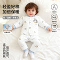 Handmade cotton-padded jacket and pants set for baby boys and girls - winter outfit for infants and toddlers - separated cotton-padded clothes - high-waisted thick set for babies