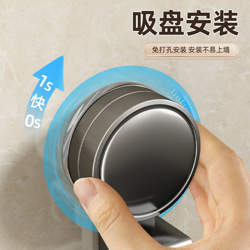 Suction cup washbasin storage rack hook bathroom basin bathroom telescopic storage rack punch-free toilet hanging basin handy gadget