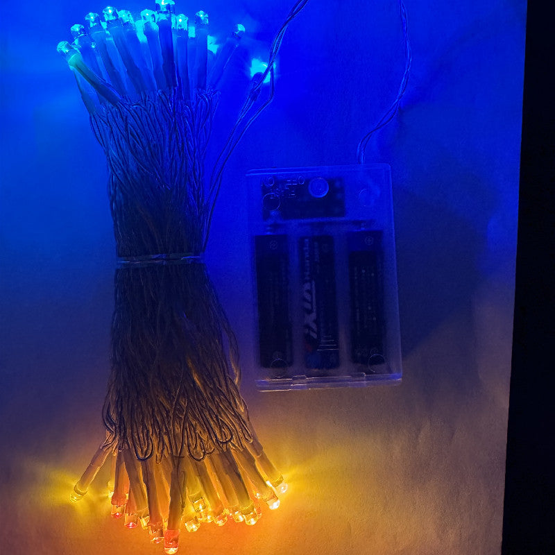 Creative Gypsy LED light string battery box colorful string lights wedding Christmas day outdoor LED decorative light string