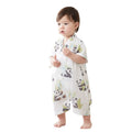 Baby summer romper bamboo cotton newborn unisex lightweight bodysuit air conditioning short sleeve crawling suit