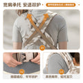 All-season cotton linen newborn baby carrier hip seat - multifunctional infant sling for carrying and cradling your baby