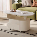 Italian-style modern for homemovable slate small coffee table small apartment new arrivalcasual solid wood with drawer storage