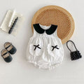 Summer romper dress for baby girls - cute, adorable, and stylish princess outfit for crawling and everyday wear