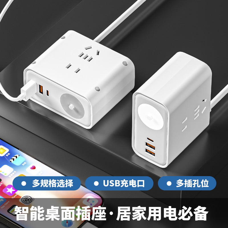 New multi-function power strip with usb fast charging – ideal for home, dorm, and office use