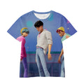 Witcher boy group 3d digital printing cross-border overseas casual loosefashion t-shirt k-pop girls t-shirt