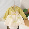 Girls' dress - spring/autumn new arrivals  - korean style, cute & sweet, baby girl adorable bear bow princess dress